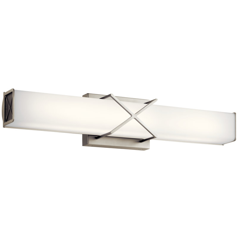 Abdulhameed Dimmable LED Bath Bar, Brushed Nickel