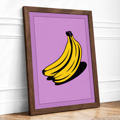 Graphic Bananas Modern - Framed Print