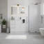 Meuble-lavabo de rangement multifonctionnel 36 po avec armoire 1 côté