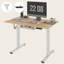 Bureau debout à hauteur ajustable avec ports USB et plateau de gestion des câbles Mancheer-1873309655-1873309653