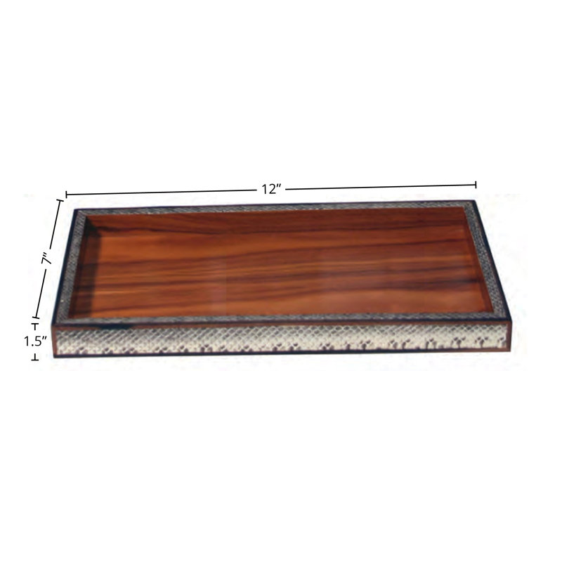 Snakeskin Real Snakeskin (Water Snake) Perfume Tray