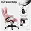 Fauteuil de bureau vibrant à haut dossier, fauteuil de bureau de direction avec chaleur, pour la maison et le bureau-1023919793