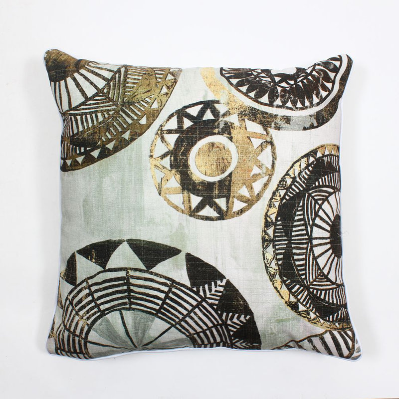 Geometric Circles Cushion
