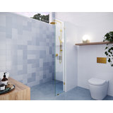 Vela 15 in. x 78 in. Fully Frameless Single Fixed Shower Panel
