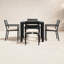 Eartha Square 4 - Person Power Coated Aluminum Dining Set with Cushions-1675508753-1677124230