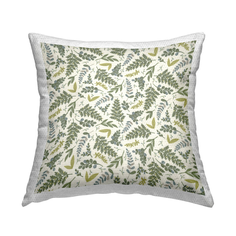 Coussin Woodland Fern Leaves