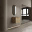 Meuble-lavabo mural avec portes à fermeture douce sans lavabo
