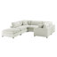 Canapé modulaire 6 pièces Caylie - Ivoire-1645572020