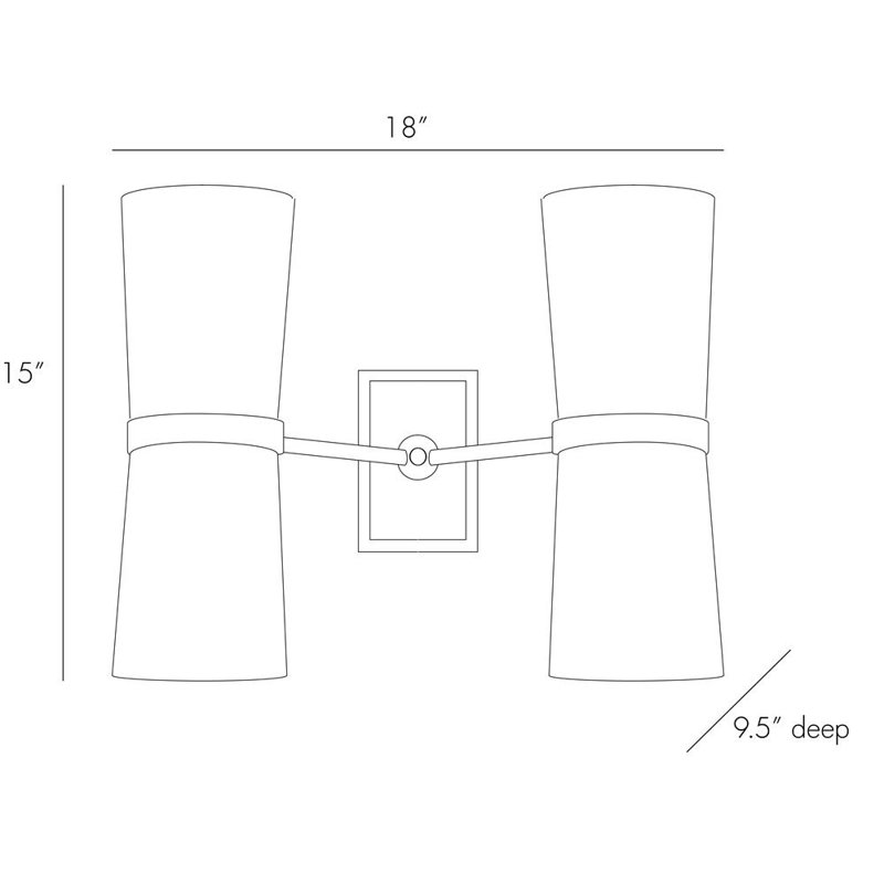 Inwood 4 - Light Armed Sconce