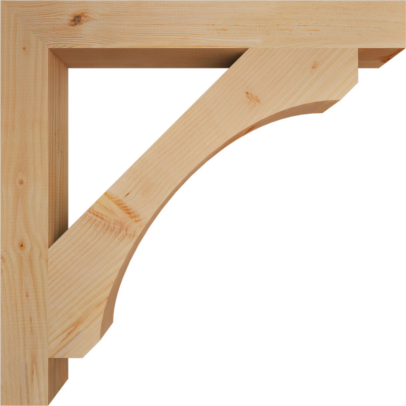 Support à blocs l 3 1/2 po x P 34 po x H 34 po, sapin Douglas, H 34 po x l 3,5 po x P 34 po, Lisse, Sapin de Douglas
