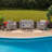 Alderman 4 Piece Outdoor Faux Rattan Chair, Loveseat and Table Set
