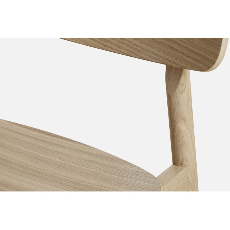 Soma Bar Stool, Counter Stool (25.59'' Seat Height), Oak/Black