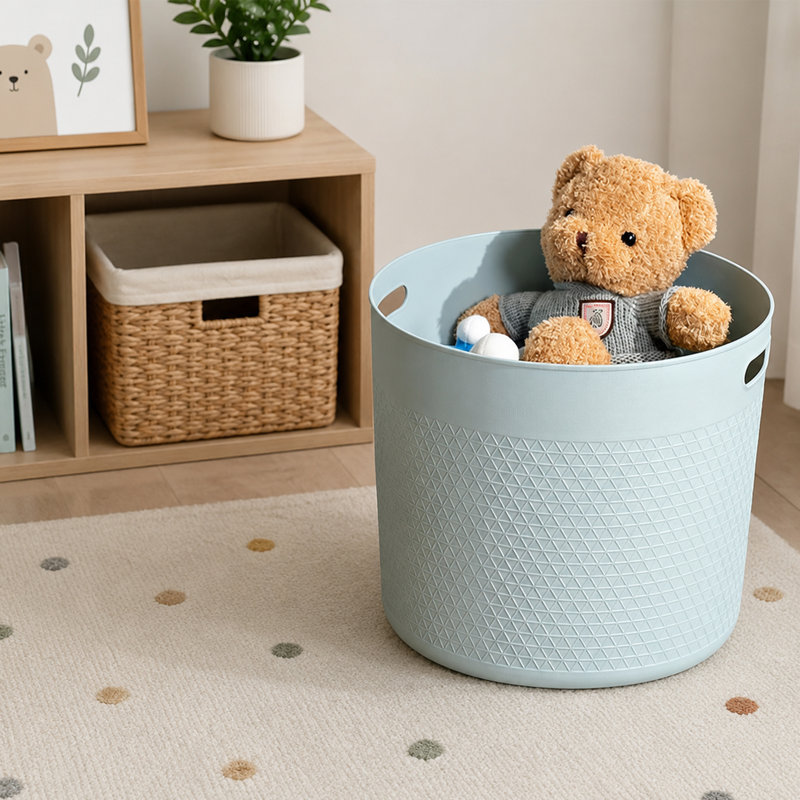 Ensemble de paniers en plastique, Menthe