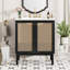 [Meuble-lavabo moderne 36 po] Lavabo en céramique | Portes à fermeture en douceur et tablettes réglables | Tiroirs double couche | Rangement pour salle de bain petite et moyenne-235743668