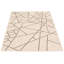 Tapis géométrique argent/noir Quamaine-353778095