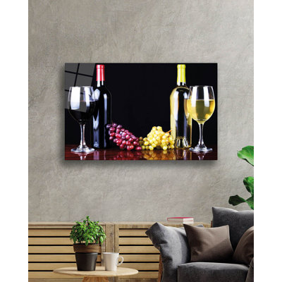 Élégante peinture décorative en verre trempé 18,1 po x 28,3 po | 100% verre trempé, épaisseur: 0,16 pouce | Superbe œuvre d'art pour la décoration intérieure, le salon et les espaces de bureau, durable et facile à nettoyer