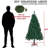 5 FT Artificial Christmas Tree (NOT Pre-Strung) with Remote Control