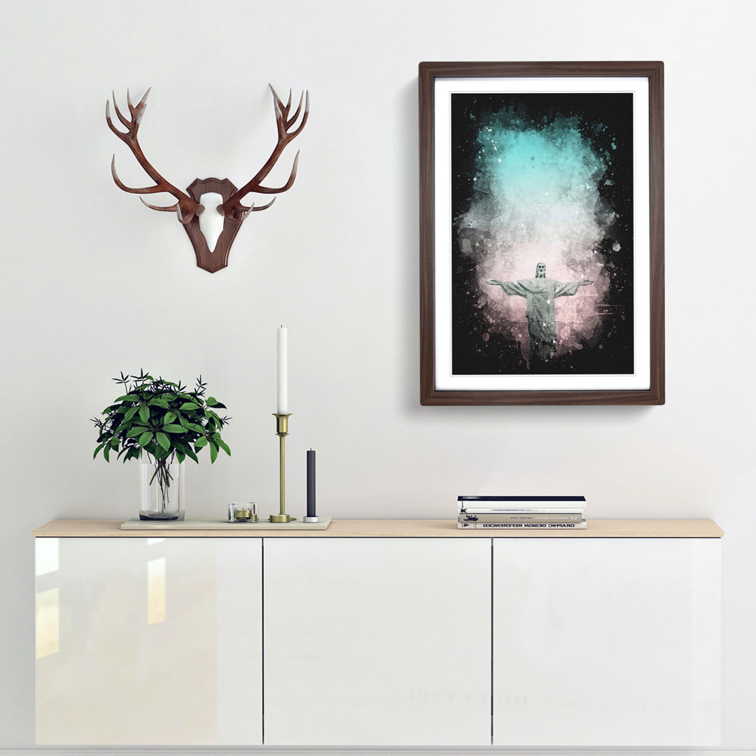 Corcovado in Rio de Janeiro Brazil - Framed Print
