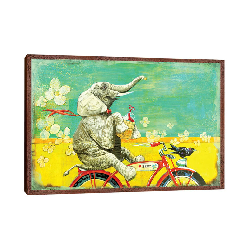 Heart Bend by Barton DeGraaf - Print on Canvas, Classic Brown Wood Framed, 66.04cm H x 101.6cm W x 3.81cm D