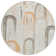 Machine Washable Indoor/Outdoor Claudian ACN1591 Ivory Rug