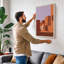 Abstract City Forms Minimalist - Wrapped Canvas-304271552-304271555
