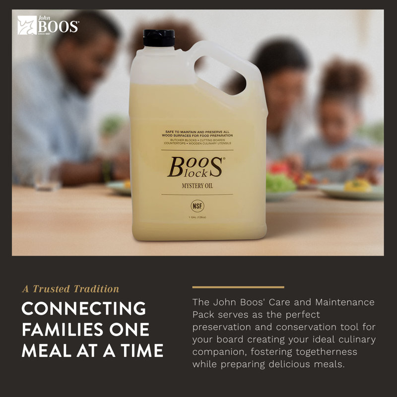 John Boos MYS128 Large Mystery Butcher Block Oil for Food Preparation Surfaces