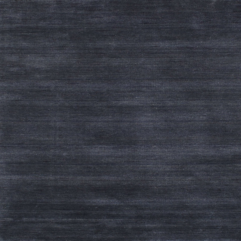 Tapis de zone noire contemporaine, Carré 3 pi