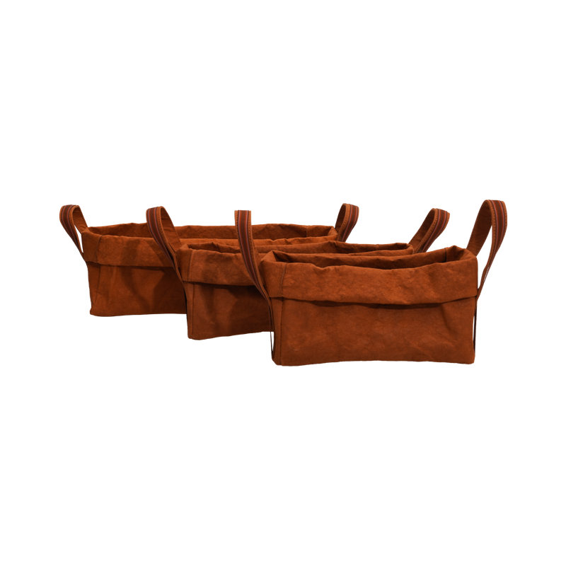 Laundry Sorter with Handles, Brown, Large (1 cm  x 37 cm  x 1  cm)