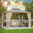 12 pi. L 10 pi. D Auvent de patio en aluminium-75401617