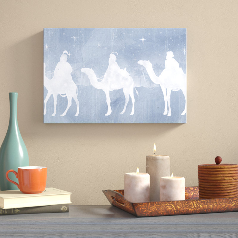 Reproduction d’art graphique sur toile tendue « Star of Bethlehem collection D » par Grace Popp, H 12 po x l 18 po