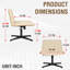 Chaise de bureau sans accoudoirs Criss-735891893