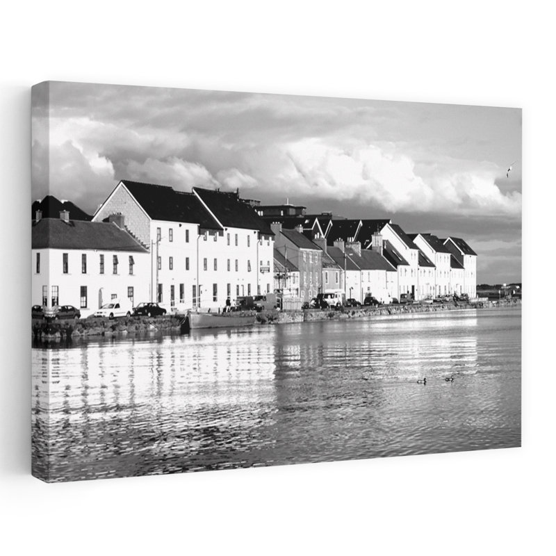 Galway, Irlande, tranquille, architecture abstraite, art urbain, H 40 po x l 60 po