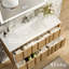 Meuble-lavabo mural simple l 44 po x P 18,2 po x H 18,9 po Ashy