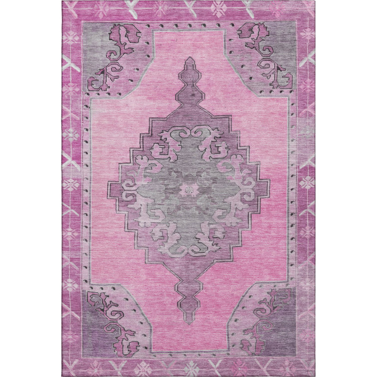 Premium Machine Washable Lubbers AMF1731 Global Rug