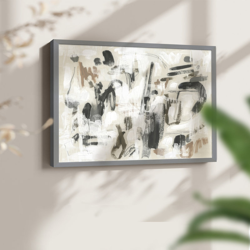 «Spinning Yarns I», reproduction encadrée, Gris, H 16 po x l 20 po
