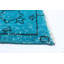 Tapis turquoise en laine noué à la main de conception unique 6 pi 11 po x 10 pi 3 po Hyrum