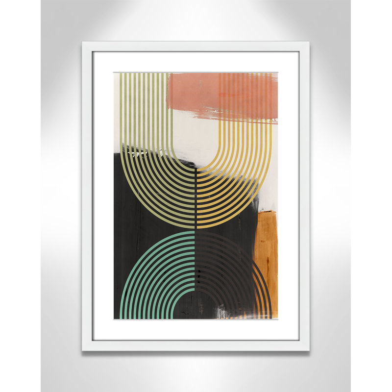 «Bolded II» par Isabelle Z, Blanc satiné, L 17 po x H 23 po, Matted Print