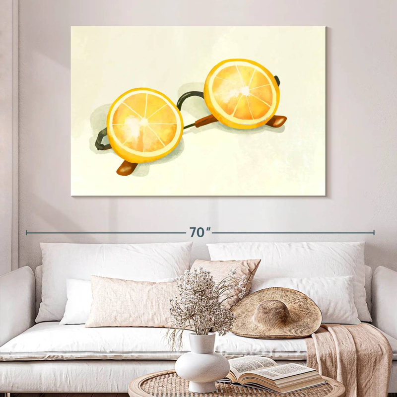 Yarlin Lemon Sunglasses, 34" H x 51" W