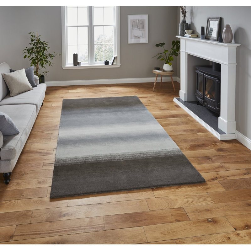 Strykersville area rug Hand Tufted Rectangle Grey, Rectangle 120 x 170cm