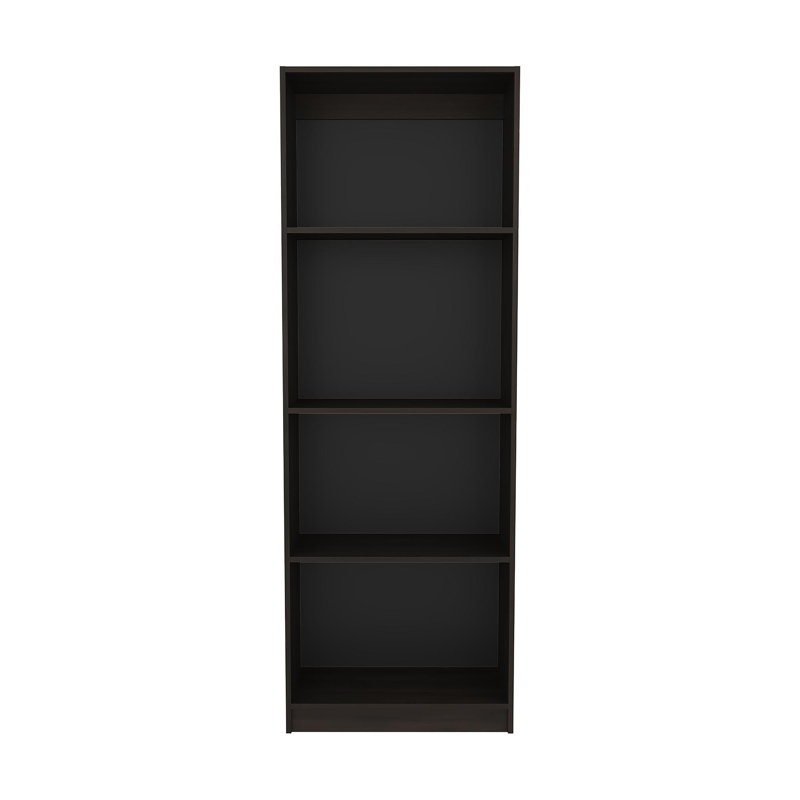 Bibliothèque à 4 tablettes Home, (4 tablettes) H 71,1 po x l 24,7 po x P 11,8 po, Noyer foncé