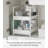 Yamazaki Home Tower Under-Sink Rack With Pull-Out Shelf, Versatile Kitchen Cabinet Storage Drawers, 2 Tiers, Sturdy Organization System - Steel-111995694