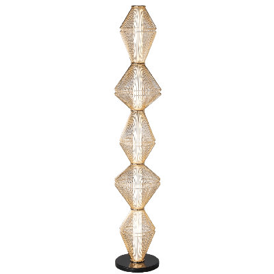 Oranique Tiered Wire LED Floor Lamp