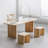 Burlywood Rectangular Solid wood Butterfly Leaf Dining Table-1092239877