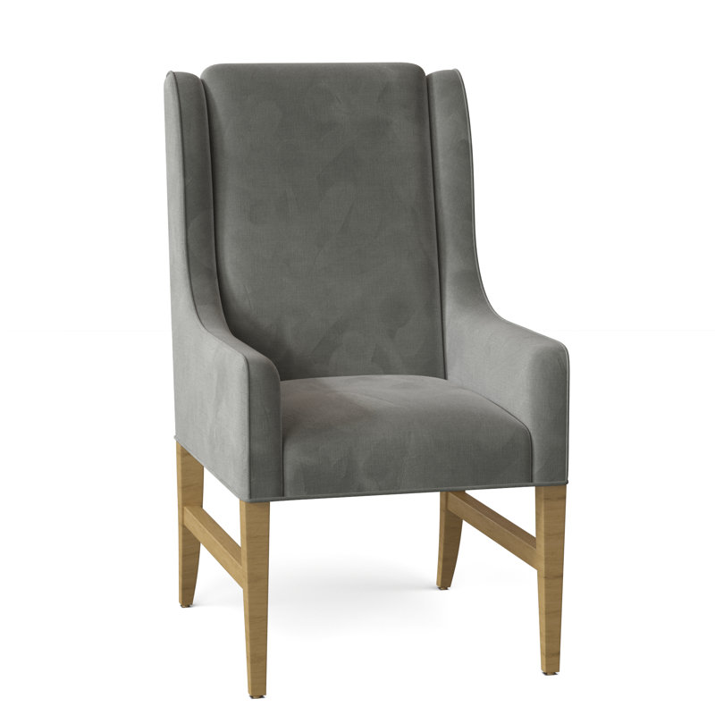 Fauteuil l 24,5 po Carla, 9953 Polyester étain, Tabac