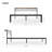 Hylle Upholstered Metal Slat Storage Bed-50879695
