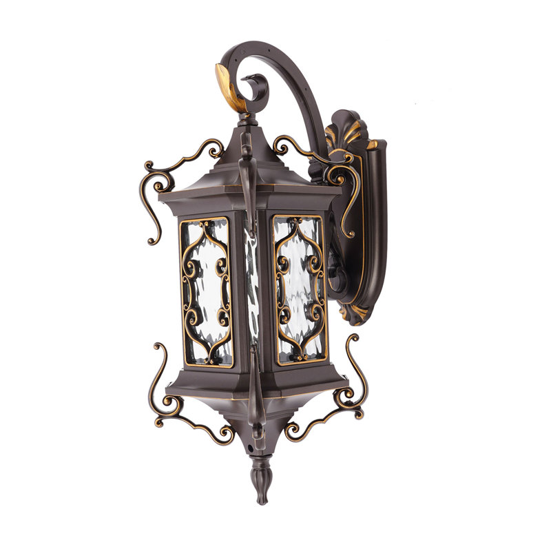 6.29" Wall Light Outdoor IP55 Waterproof Retro Outside Porch Light Need 1 * E26 (Not Included)