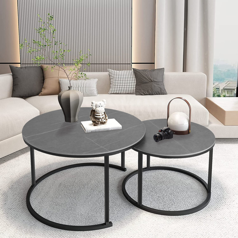 Stone Top Nesting Coffee Table