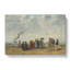 Figures On The Beach by Eugene Boudin - Wrapped Canvas Painting-61876920
