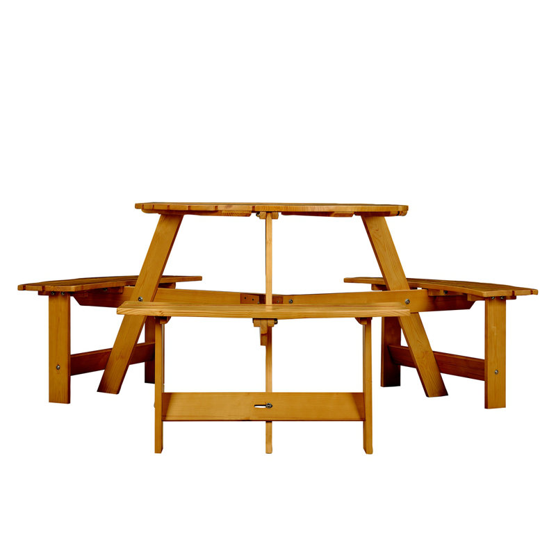 Ensemble de table d'extérieur 35,5 L Jagur, Brun, 4