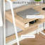 Bureau personnel, bureau d'ordinateur pour petits espaces, table d'écriture avec tiroir et tablettes de rangement